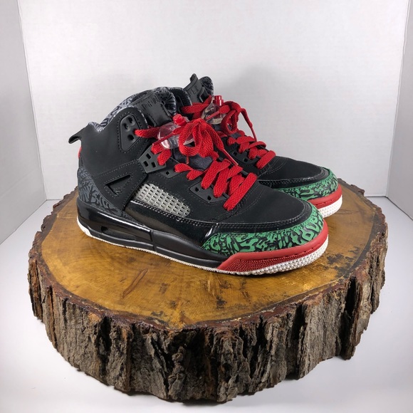 jordan spizike black varsity red 2017